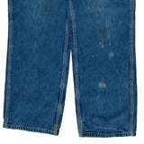 Carhartt Carpenter Trousers - 33W 30L Blue Cotton