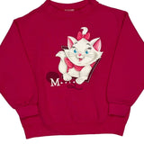 Kids Disney Marie From The Aristocats Long Sleeve T-Shirt - Small Red Cotton