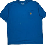 Carhartt T-Shirt - XL Blue Cotton