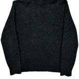 Polo By Ralph Lauren 1/4 Zip - Large Grey Wool