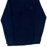 Age 6 Polo By Ralph Lauren Long Sleeve T-Shirt - Small Navy Cotton