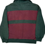 Stussy Collared Rugby Shirt - Small Burgundy Cotton