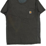 Carhartt T-Shirt - Large Gray Cotton