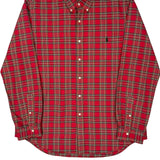 Ralph Lauren Checked Shirt - XL Red Cotton