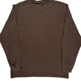 Carhartt Long Sleeve T-Shirt - Large Brown Cotton