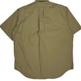 Blaire Ralph Lauren Short Sleeve Shirt - Large Khaki Cotton