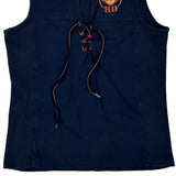 Hale'S Harley-Davidson Harley Davidson Graphic Vest - Medium Blue Cotton