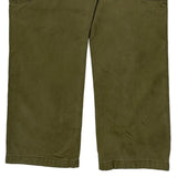 Relaxed Fit Carhartt Carpenter Trousers - 32W 30L Green Cotton