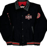 All American Quarter Horse Congress Schneiders 2003 Finalist Varsity Jacket - XS Black Wool Blend