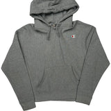 Reverse Weave Champion Hoodie - Medium Grey Cotton Blend
