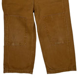 Age 3 Carhartt Double Knee Overalls - XS Brown Cotton