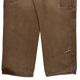 Dickies Carpenter Trousers - 36W 28L Brown Cotton