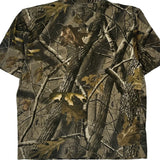 Mossy Oak Camo T-Shirt - Large Brown Cotton