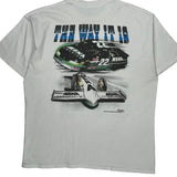 Racing Delta Graphic T-Shirt - XL White Cotton