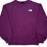 The North Face Sweatshirt - Small Purple Cotton