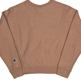 Reverse Weave Champion Sweatshirt - Small Brown Cotton Blend