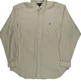 Blake Ralph Lauren Shirt - Medium Beige Cotton Blend