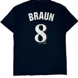 Milwaukee Brewers Majestic Mlb T-Shirt - Large Navy Cotton