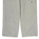 Dickies Carpenter Trousers - 30W 32L Cream Cotton