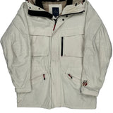 US Ski Team Tommy Hilfiger Ski Jacket - Large Cream Polyester