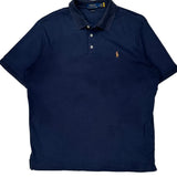 Polo By Ralph Lauren Polo Shirt - Large Navy Cotton
