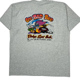 Superbee Fruit Of The Loom Single Stitch T-Shirt - XL Grey Cotton Blend