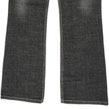 Levis 518 Boot Cut Jeans - 32W UK 10 Grey Cotton