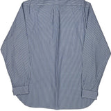 Ralph Lauren Striped Shirt - Large Blue Cotton
