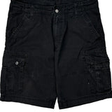 Levis Cargo Shorts - 36W 10L Black Cotton