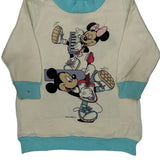 Age 3 Disney Cartoon Long Sleeve T-Shirt - 2XS Cream Cotton