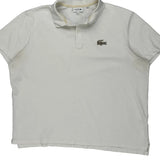 Lacoste Polo Shirt - 4XL White Cotton