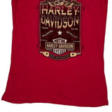 Harley Davidson Graphic Vest - XL Red Cotton