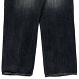 Akomks Hip Hop Jeans - 36W 30L Dark Wash Denim