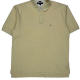 Tommy Hilfiger Polo Shirt - 2XL Yellow Cotton