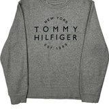 Tommy Hilfiger Sweatshirt - Large Gray Cotton