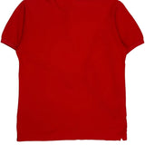 Lacoste Polo Shirt - Small Red Cotton