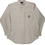 Ralph Lauren Striped Shirt - Large Red Cotton
