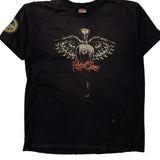 Harley Davidson Graphic T-Shirt - XL Black Cotton