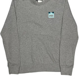 Helly Hansen Sweatshirt - XL Gray Cotton