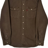 Levis Shirt - Small Brown Cotton