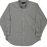 Ralph Lauren Striped Shirt - XL Black & White Cotton