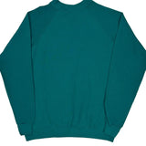 90S Blank Hanes Sweatshirt - Large Green Cotton Blend