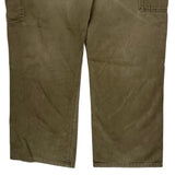 Carhartt Carpenter Trousers - 39W 32L Khaki Cotton