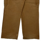 Unbranded Double Knee Carpenter Trousers - 34W 30L Brown Cotton