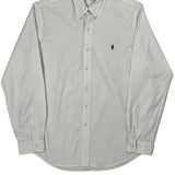 Ralph Lauren Shirt - Medium White Cotton
