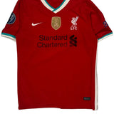 Liverpool Fc Nike Football Shirt - Large Red Polyester
