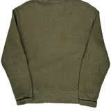 Polo By Ralph Lauren Shawl Sweater - Medium Green Cotton