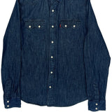 Levis Denim Shirt - Small Blue Cotton
