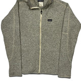 Patagonia Fleece Jacket - Large Gray Polyester