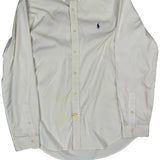 Classic Fit Performance Ralph Lauren Shirt - XL White Cotton